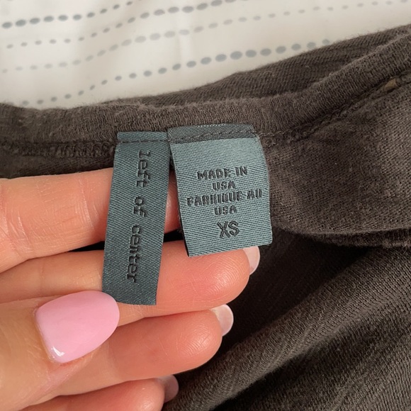 Left of Center Olive Boho  Top - Picture 7 of 8